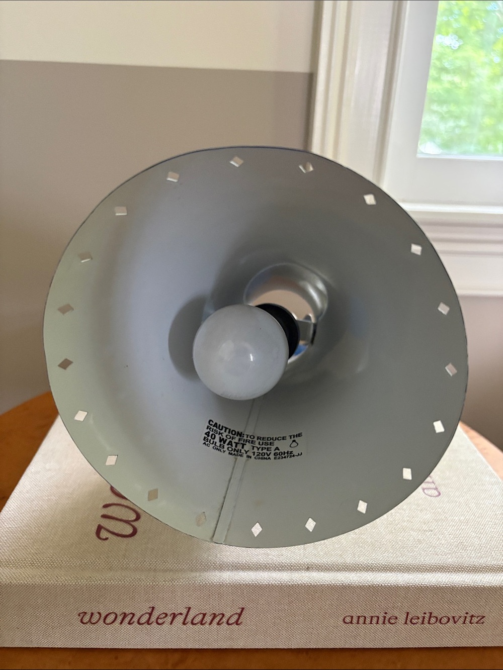 Blue Retro Cone Table light (plug-in) - Picture 3 of 8